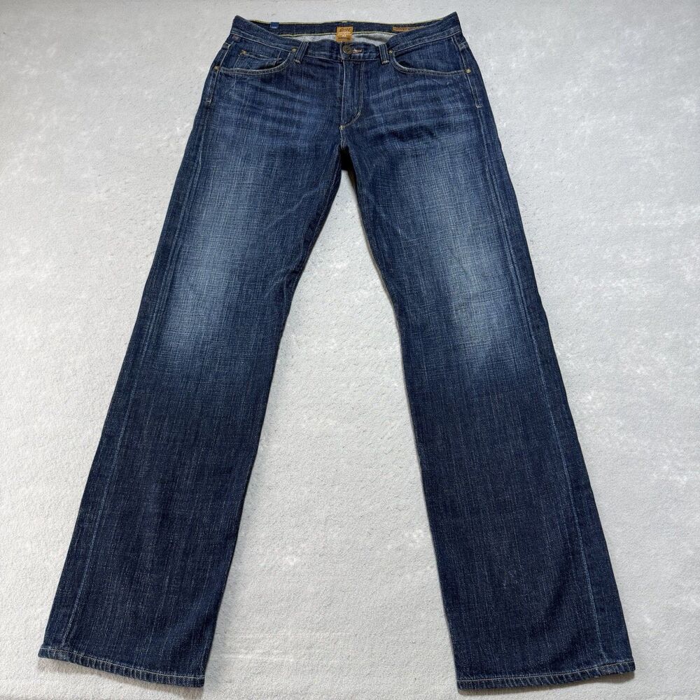 Citizens of Humanity Evans Straight Leg Jeans Men's 33 Dark Wash USA Made